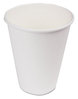 A Picture of product BWK-WHT12HCUP Boardwalk® Paper Hot Cup. 12 oz. White. 50 cups/sleeve, 20 sleeves/carton.