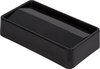 A Picture of product CFS-34202403 TrimLine™ Rectangular Swing Top Lids for 15 and 23 Gallon Trimline Waste Container/Trash Cans. 20.19 X 11.56 X 4.50 in. Black.