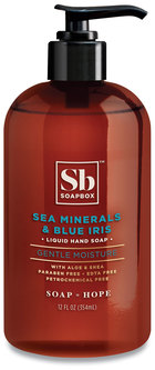 Hand Soap, Sea Minerals and Blue Iris, 12 oz Pump Bottle, 12/Case.