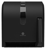 A Picture of product 892-312 GP PRO™ Universal Push-Paddle Paper Towel Dispenser. 14.750 X 13.500 X 10.875 in. Opaque Black.