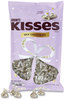A Picture of product GRR-24600222 Hershey®'s KISSES Wedding "I Do" Milk Chocolates, Gold Wrappers/Silver Hearts, 48 oz Bag, Free Delivery in 1-4 Business Days