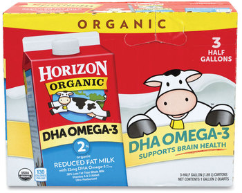 Horizon Organic 2% Milk, 64 oz Carton, 3/Carton, Free Delivery in 1-4 Business Days