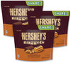 A Picture of product GRR-24600445 Hershey®'s Nuggets Share Pack, Milk Chocolate with Toffee and Almonds, 10.2 oz Bag, 3/Pack, Free Delivery in 1-4 Business Days