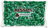 A Picture of product GRR-24600087 Hershey®'s  Milk Chocolate Candy KISSES, Milk Chocolate, Green Wrappers, 66.7 oz Bag, Free Delivery in 1-4 Business Days