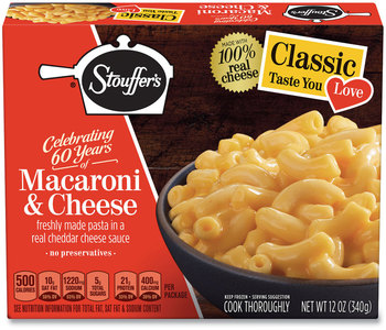 Stouffer's® Classics Macaroni and Cheese Meal, 12 oz Box, 6 Boxes/Pack, Free Delivery in 1-4 Business Days