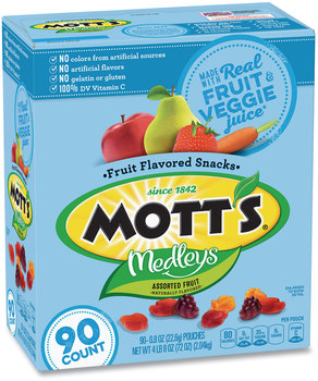 Mott's® Medleys Fruit Snacks, 0.8 oz Pouch, 90 Pouches/Box, Free Delivery in 1-4 Business Days