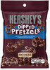 A Picture of product GRR-24600289 Hershey®'s Dipped Pretzels, Milk Chocolate, 4.25 oz Bag, 4 Bags/Pack, Free Delivery in 1-4 Business Days