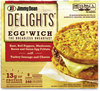A Picture of product GRR-90300010 Jimmy Dean® Delights Egg'wich Breadless Breakfast Frittatas, 32.8 oz Box, 8/Box, Free Delivery in 1-4 Business Days