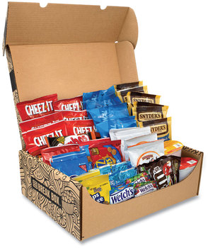 Snack Box Pros Party Snack Box, 45 Assorted Snacks, Free Delivery in 1-4 Business Days