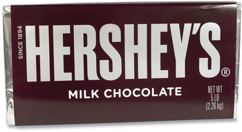 Hershey®'s Milk Chocolate Bar, 5 lb Bar, Free Delivery in 1-4 Business Days