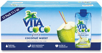 Vita Coco® Pure Coconut Water, 11.1 oz Box, 12/Box, Free Delivery in 1-4 Business Days