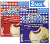 A Picture of product GRR-90300134 Smucker's® UNCRUSTABLES Soft Bread Sandwiches, Grape/Strawberry, 2 oz, 10 Sandwiches/Pack, 2 PK/Box, Free Delivery in 1-4 Business Days