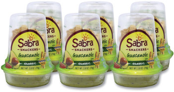 Sabra® Grab & Go Guacamole with Tostitos Tortilla Chips, 2.8 oz Cup, 6 Cups/Pack, Free Delivery in 1-4 Business Days