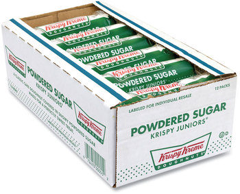 Krispy Kreme® Powdered Sugar Doughnuts, 3 oz Pack, 12 Packs/Box, Free Delivery in 1-4 Business Days