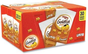 Pepperidge Farm® Goldfish® Crackers, Cheddar, 1.5 oz Bag, 30 Bags/Box, Free Delivery in 1-4 Business Days