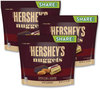 A Picture of product GRR-24600444 Hershey®'s Nuggets Share Pack, Special Dark with Almonds, 10.1 oz Bag, 3/Pack, Free Delivery in 1-4 Business Days