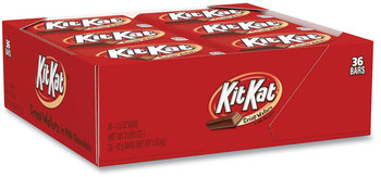 Kit Kat® Wafer Bar with Milk Chocolate, 1.5 oz Bar, 36 Bars/Box, Free Delivery in 1-4 Business Days