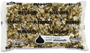 Hershey®'s KISSES with Almonds KISSES Milk Chocolate with Almonds, 66.7 oz Bag, Free Delivery in 1-4 Business Days