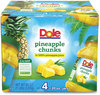 A Picture of product GRR-90000165 Dole® Pineapple Chunks in 100% Juice, 20 oz Jar, 4 Jars/Box, Free Delivery in 1-4 Business Days