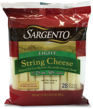 Sargento® Light String Cheese, 21 oz Pack, 28 Sticks/Pack, Free Delivery in 1-4 Business Days