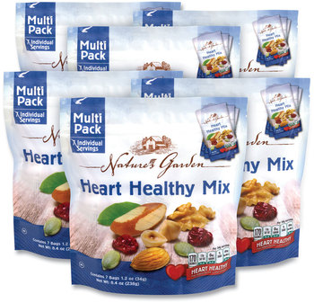 Nature's Garden Healthy Heart Mix, 1.2 oz Pouch, 7 Pouches/Pack, 6 Packs/Box, Free Delivery in 1-4 Business Days