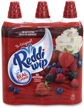 Reddi Wip® Original Whipped Topping Cans, 15 oz Can, 3 Cans/Pack, Free Delivery in 1-4 Business Days