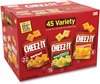 A Picture of product GRR-22000658 Sunshine® Cheez-it® Crackers, Cheddar Jack/Original/White Cheddar, 1.5 oz Bag, 45 Bags/Box, Free Delivery in 1-4 Business Days