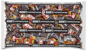 Hershey®'s Miniatures Variety Bulk Pack, Assorted Chocolates, 66.7 oz Bag, Free Delivery in 1-4 Business Days