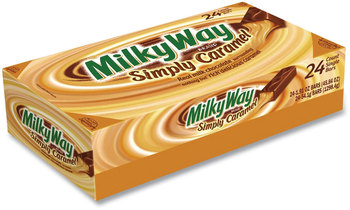 MilkyWay® sSimply Caramel Milk Chocolate Candy Bar, 1.91 oz Bar, 24 Bars/Box, Free Delivery in 1-4 Business Days