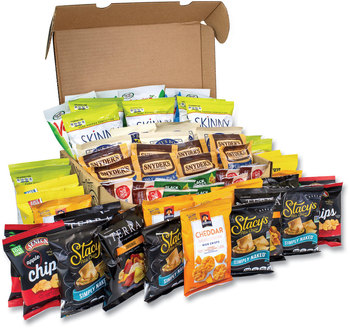 Snack Box Pros Big Healthy Snack Box, 61 Assorted Snacks, Free Delivery in 1-4 Business Days