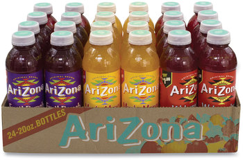 Arizona® Juice Variety Pack, Fruit Punch/Mucho Mango/Watermelon, 20 oz Can, 24/Pack, Free Delivery in 1-4 Business Days