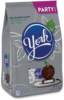 York® Peppermint PattiesParty Pack Peppermint Patties, Miniatures, 35.2 oz Bag, Free Delivery in 1-4 Business Days