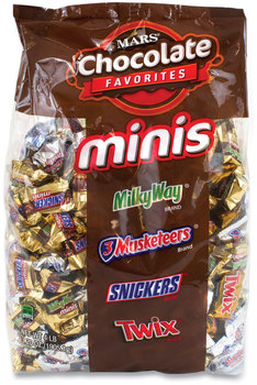 MARS Chocolate Favorites Minis Variety Mix, 240 Pieces, 67.2 oz Bag, Free Delivery in 1-4 Business Days