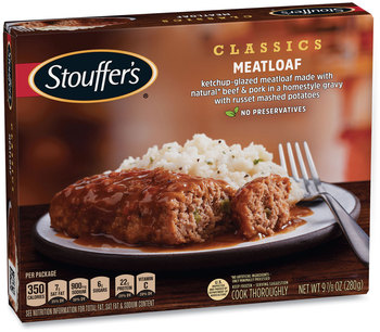 Stouffer's® Classics Meatloaf with Mashed Potatoes, 9,88 oz Box, 3 Boxes/Pack, Free Delivery in 1-4 Business Days