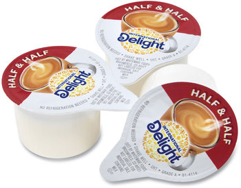 International Delight® Coffee House Inspirations Half & Half, 0.4 oz, 192/Box, Free Delivery in 1-4 Business Days