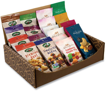 Snack Box Pros Healthy Mixed Nuts Snack Box, 18 Assorted Snacks, Free Delivery in 1-4 Business Days