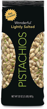 Paramount Farms® Wonderful® Pistachios, Lightly Salted, 32 oz Bag, Free Delivery in 1-4 Business Days