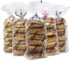 A Picture of product GRR-90300107 Just Bagels Assorted Bagels, Assorted Flavors, 6 Bagels/Pack, 5 Packs/Carton, Free Delivery in 1-4 Business Days