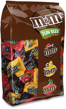 M & M's® Fun Size Variety Mix, 85.23 oz Bag, 150 Packs/Bag, Free Delivery in 1-4 Business Days