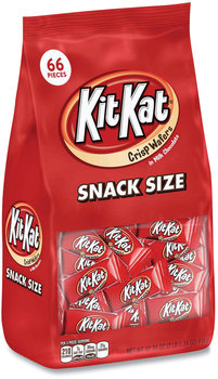 Kit Kat® Snack Size, Crisp Wafers in Milk Chocolate, 32.34 oz Bag, Free Delivery in 1-4 Business Days
