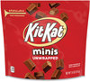 A Picture of product GRR-24600430 Kit Kat® Minis Unwrapped Wafer Bars, 7.6 oz Bag, Milk Chocolate, 3/Pack, Free Delivery in 1-4 Business Days