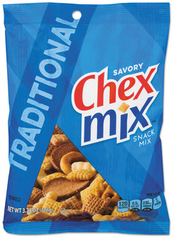 General Mills Chex Mix® Varieties,  Traditional Flavor Trail Mix, 3.75oz Bag, 8/Box