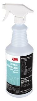 3M™ TB Quat Disinfectant Ready-To-Use Cleaner, Quart. Kills COVID in 60 seconds. 12/Case