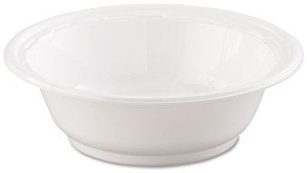 Famous Service® Plastic Bowl.  12 oz.  White Color.  125 Bowls/Sleeve.