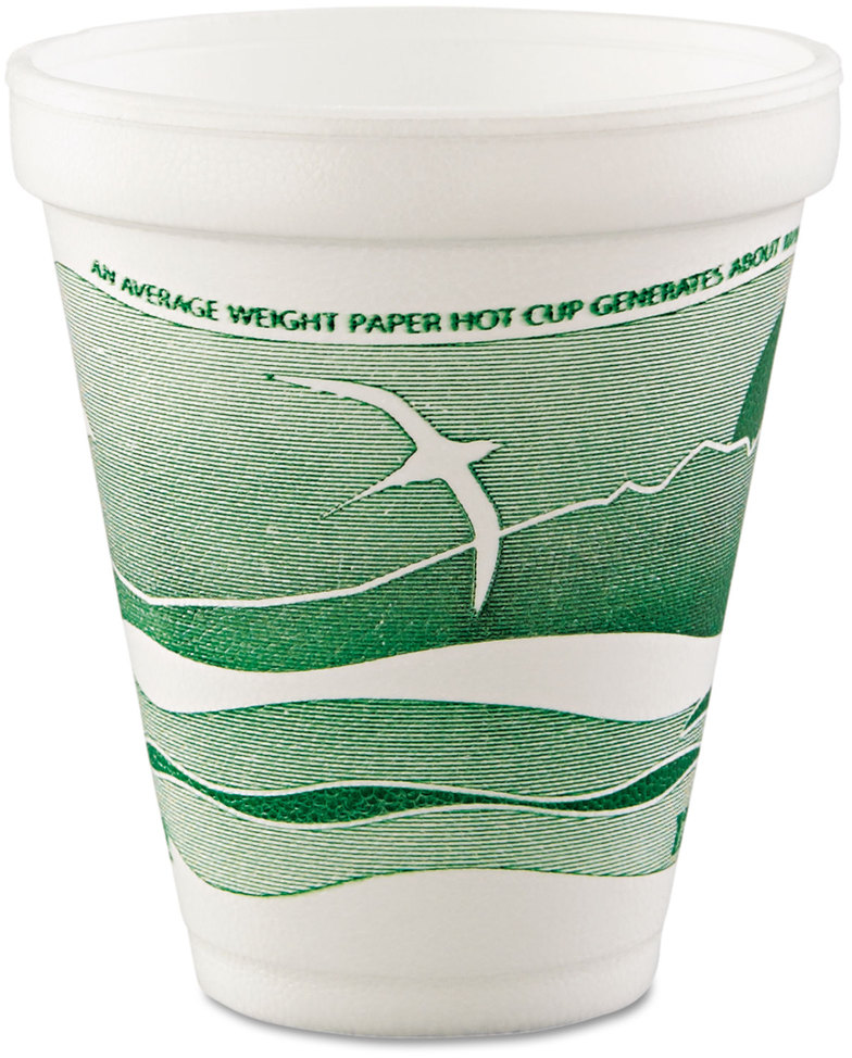 8 oz. Starbucks Logo Paper Hot Cups, White/Green Disposable Coffee Cups  1,000/Case