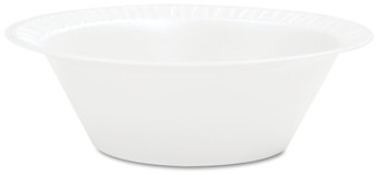 Concorde® Non-Laminated Foam Bowl.  10 - 12 oz.  White Color.  125 Bowls/Sleeve, 1,000 Bowls/Case.