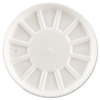 A Picture of product 120-413 Foam Vented Lid.  White.  Fits 32AJ20, 8SJ20, 12SJ20, 16MJ20, 5B20, 6B20, 8B20, 10B20 Cups.