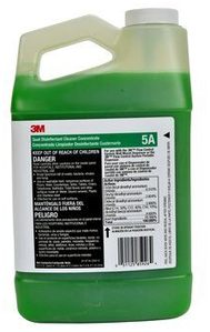 3M™ Quat Disinfectant Cleaner Concentrate 5A, 0.5 Gallon in A Bottle, 4 Bottles/Case