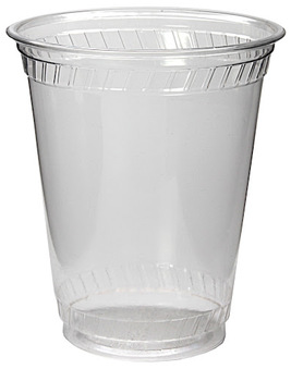 Fabri-Kal® Greenware® Compostable PLA Squat Cold Cups. 12/14 oz. Clear. 50/Sleeve, 1,000/Case.