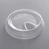 A Picture of product 962-057 Fabri-Kal® Greenware® Compostable PLA Sip Style Lid. Clear. 1,000/case.